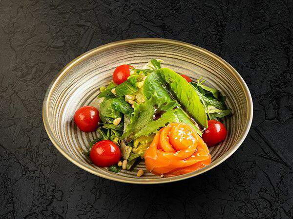 СУШИБОКС Премиум - Сашими салат с лососем