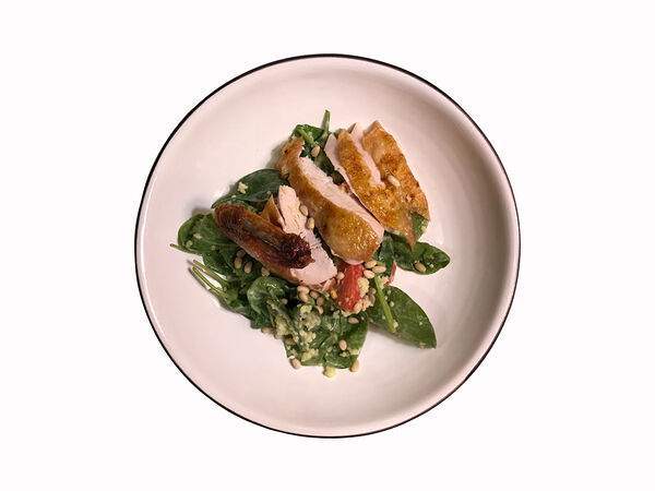 Трактир белый - Салат с цыпленком