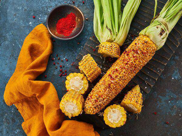 Eshak - Кукуруза на мангале с чесноком