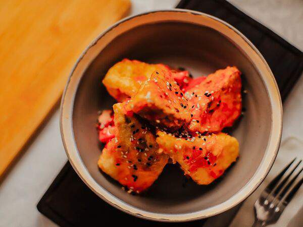 В Шатрах - Салат с хрустящими баклажанами