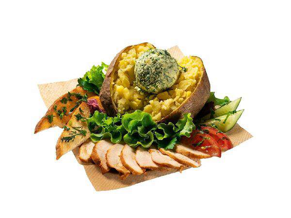 Крошка Картошка - Картофель Премиум с запеченной курицей