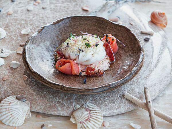 Прованс - Буррата с лососем