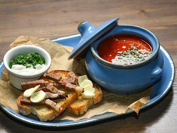 МясоТесто - Борщ с копченой грудинкой