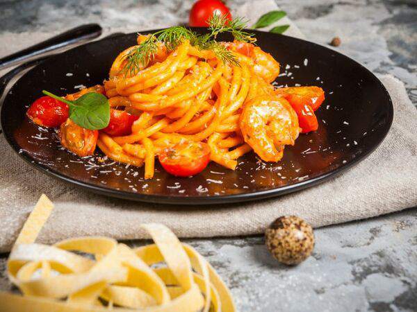 KUNAK HOUSE Халяль - Букатини с креветкой