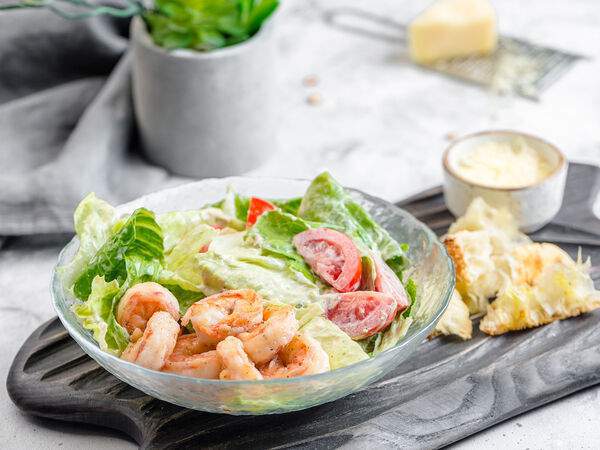 Урюк - Цезарь с креветками