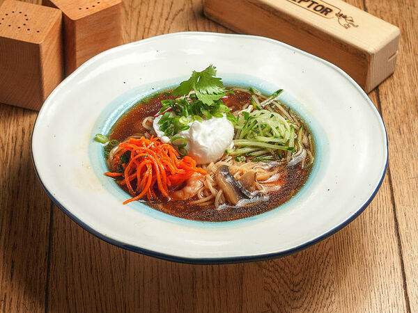 Рецептор - Китайский суп с креветками