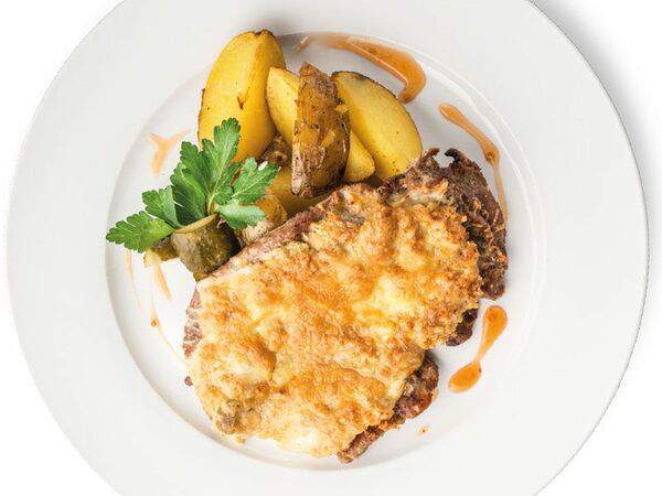 Фёст на Первомайской - Свинина с грибами и сыром