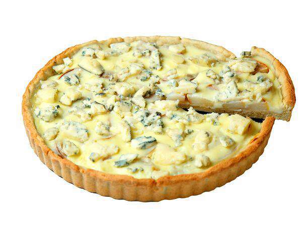 Машенькины пироги - Французский пирог с грушей и сыром дорблю