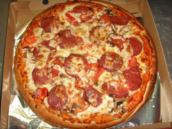 КешБек Пицца Раша - Пепперони с грибами на двоих