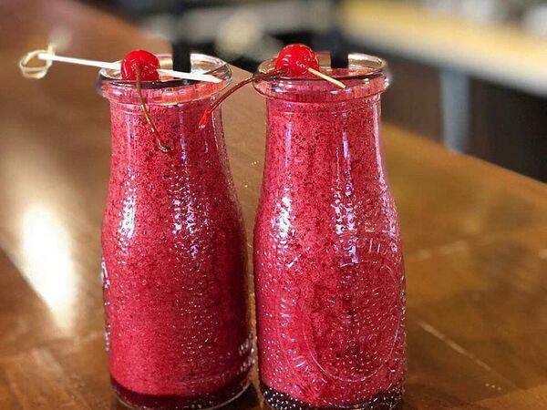 Чемодан - Смузи апельсиновый со смородиной