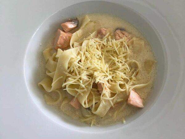 Дом Анны Францевны - Феттуччине с лососем