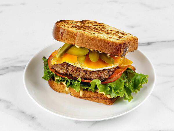 Mr Тост - Сэндвич с мраморной котлетой