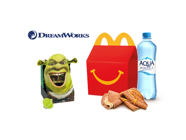 Макдоналдс - Хэппи Мил Завтрак с блинами