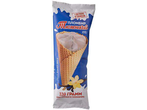 Тюменский пломбир - Рожок Тюменский пломбир ванильный