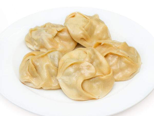Бахетле - Манты с курицей и брынзой