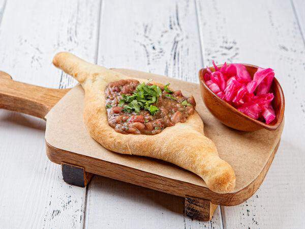 Ткемали - Лобио по-грузински в лаваше