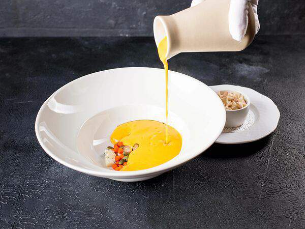 Царское село - Крем-суп из тыквы и манго