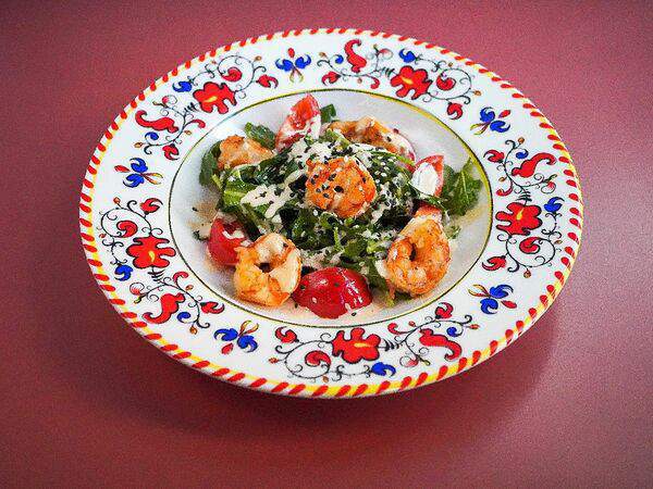 Пиццерия 22 сантиметра - Руккола с креветками