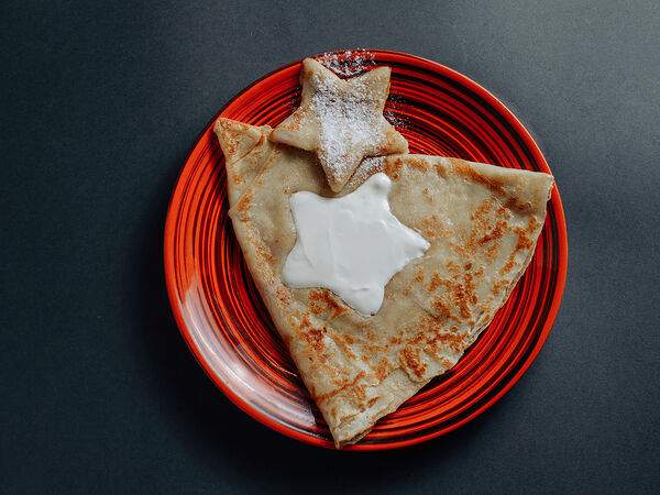 Блин & Coffee - Блин со сметаной