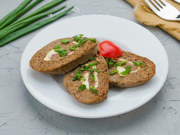 Эко Пышечка - Рулет из печени с зеленью