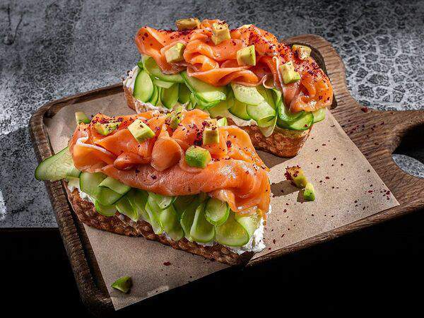 Восточный Базар - Брускетта с лососем