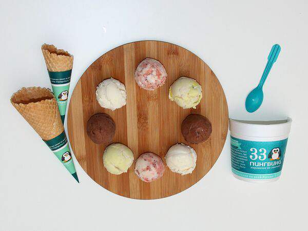 33 пингвина - Мороженое mix Без сахара