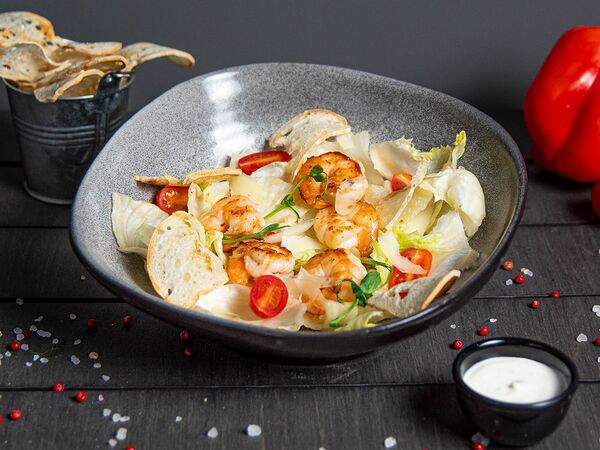 Ht Restaurant - Салат Цезарь с креветкой
