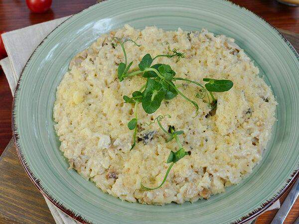 Кофейня 8512 - Ризотто с говядиной и вешенками