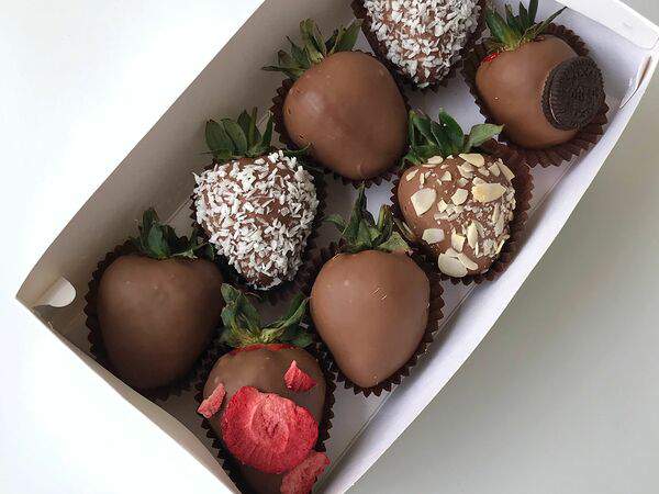 Merci-клубника в шоколаде - Клубничный набор №9