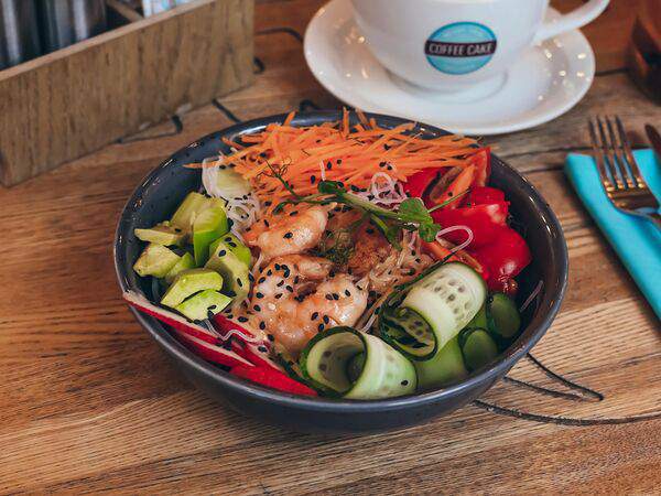 Coffee Cake - Боул с креветками