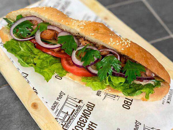 Наше производство - Сэндвич с рыбой