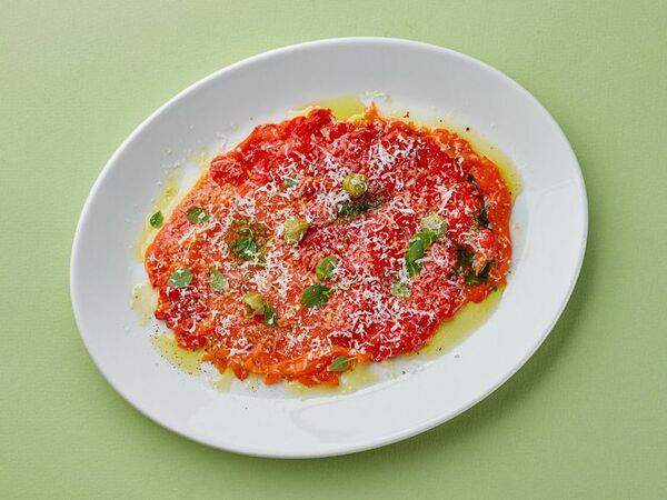 Osteria Mario - Карпаччо из печеного перца