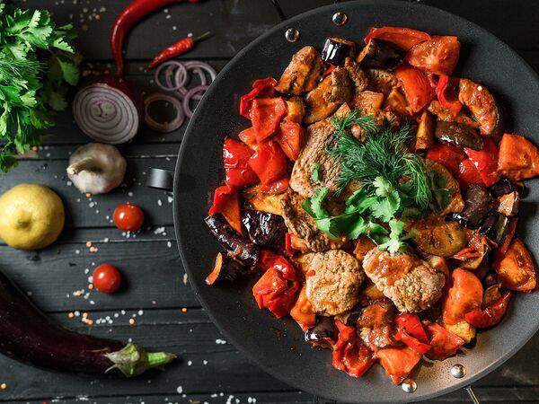 Миндаль - Азу из телятины