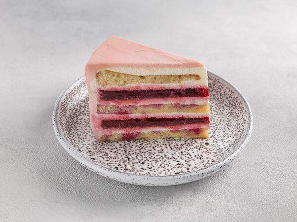 Корж - Торт с малиновым компоте