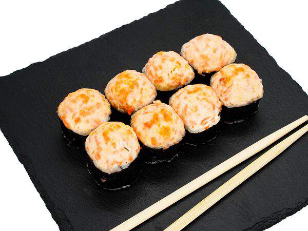 Едим дома - Запеченный ролл с лососем