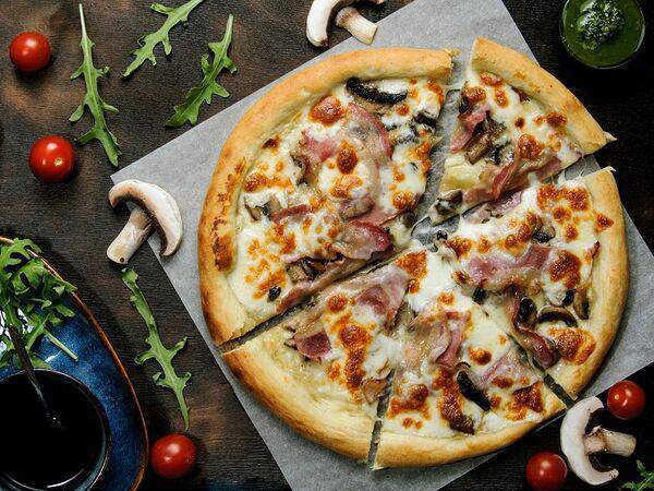 Foodmarket #FaceRoll - Пицца грибная с беконом