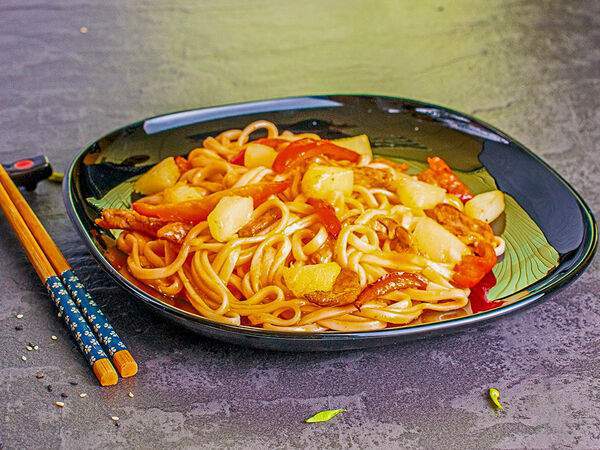 Суширолла - Свинина в кисло-сладком соусе