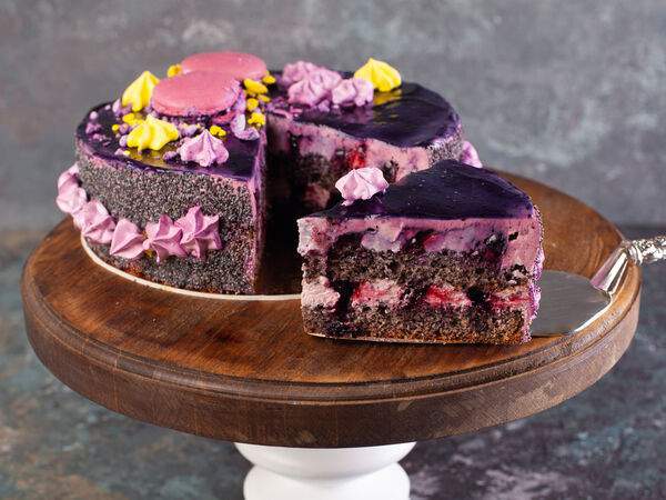 Чебуречная Брынза - Торт Маково-черничный