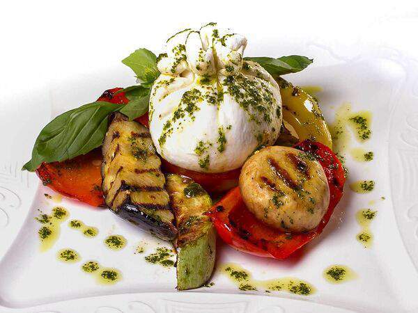Parkking - Буррата с овощами гриль