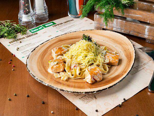 Дублин - Паста с семгой