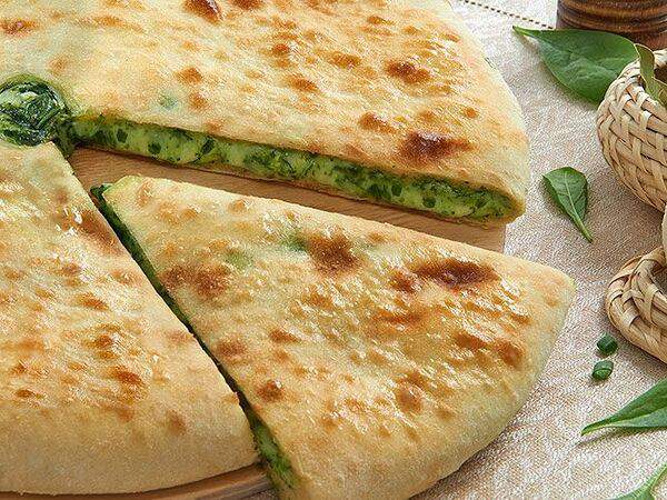 Халхури - Осетинский пирог с сыром и зеленью