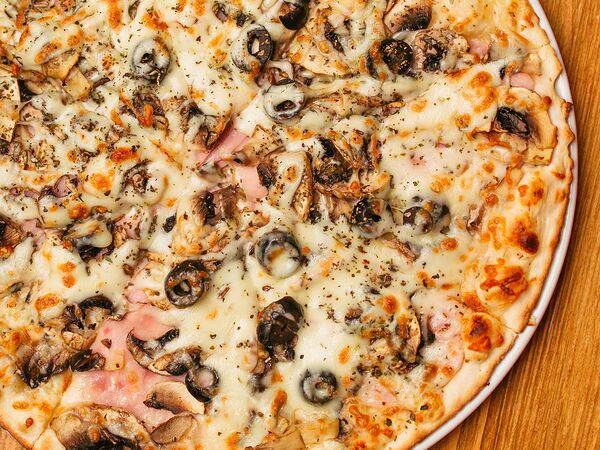 3 этаж - Пицца Ветчина-Грибы Сливочная