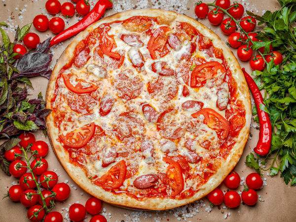 PizzaShop - Пицца Пеперони Делюкс