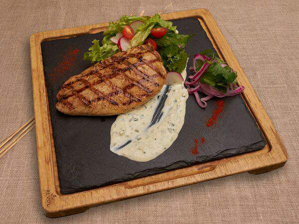 Диет  меню - Стейк из куриного филе