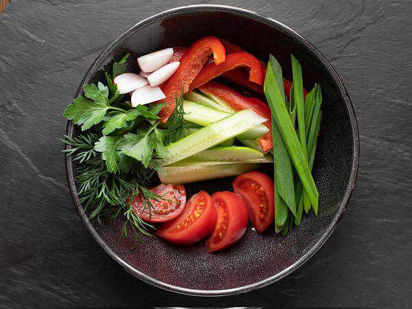 Крафт-кафе Вжарим - Ассорти овощное