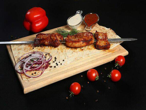 Шашлык на дровах - Свиные рёбра