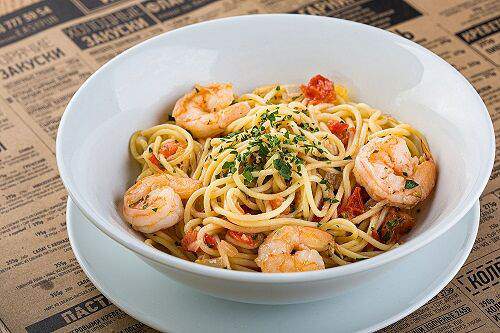 Изи Паб - Паста с креветками