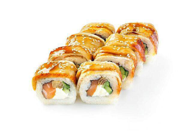 Gimme rolls - Ролл в угре с японским омлетом