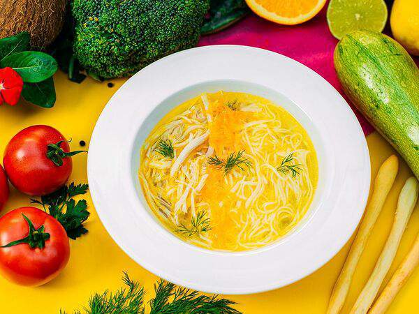 Лето - Суп с домашней лапшой