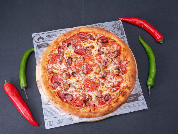 Tabasco - Пицца с охотничьими колбасками